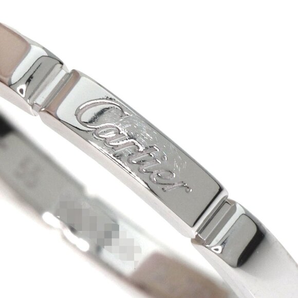 CARTIER 18k White Gold Ring #55 - Picture 8 of 9